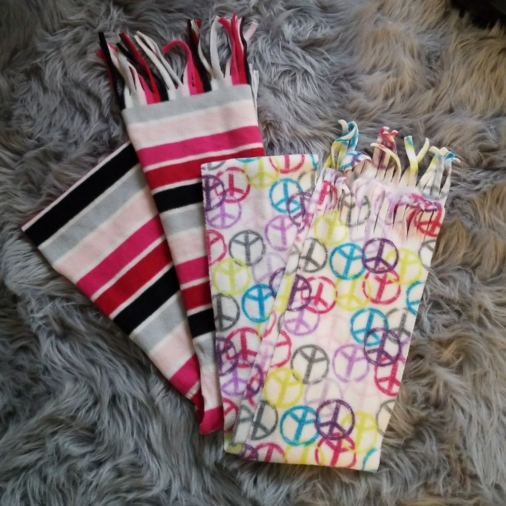 SALE! Scarf Bundle- Stripes and Peace Signs